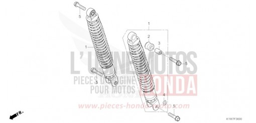 REAR CUSHION SH350ASR de 2024